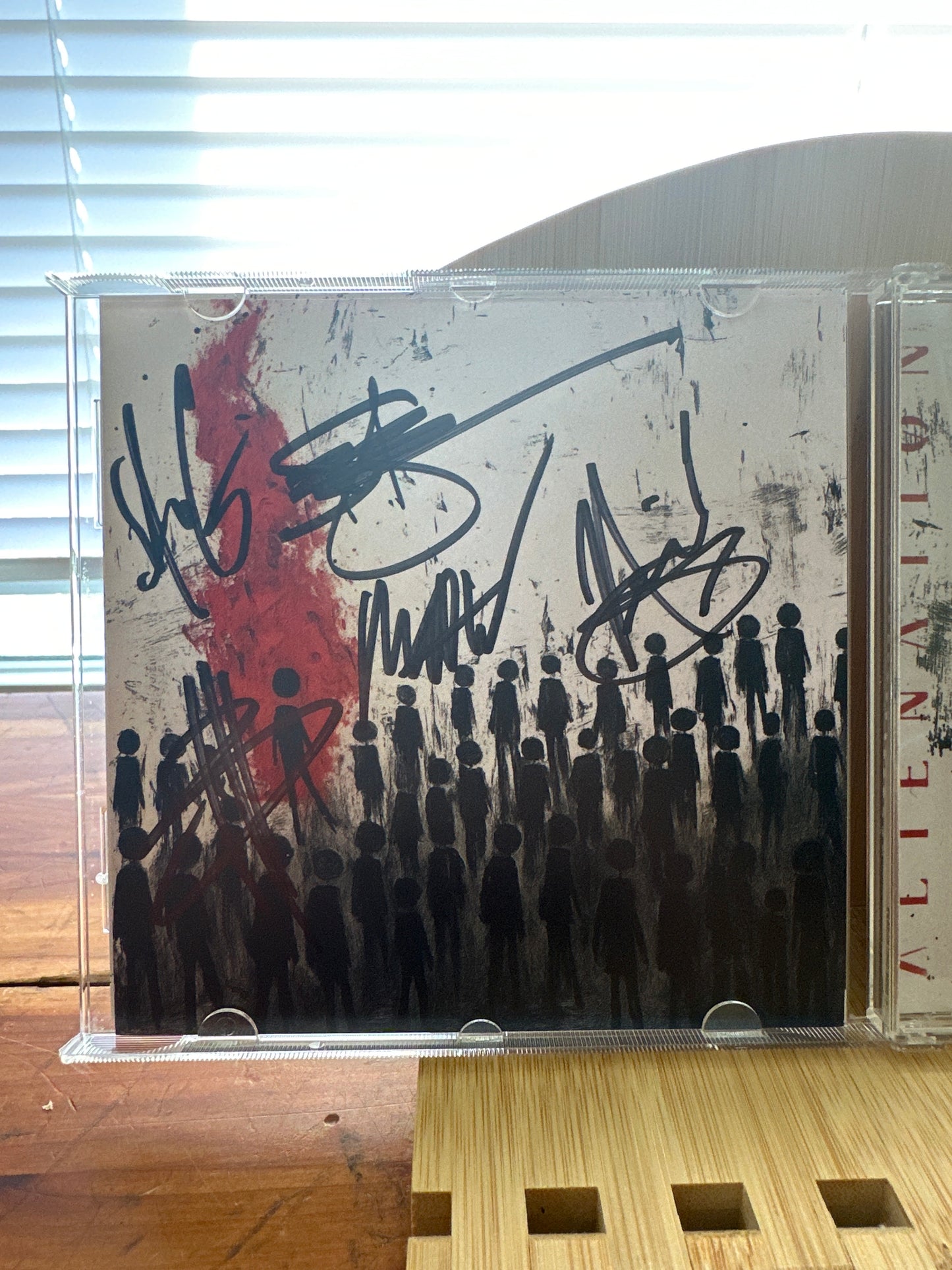 Brand new Signed Autographed Three Days Grace Alienation CD Booklet And CD
