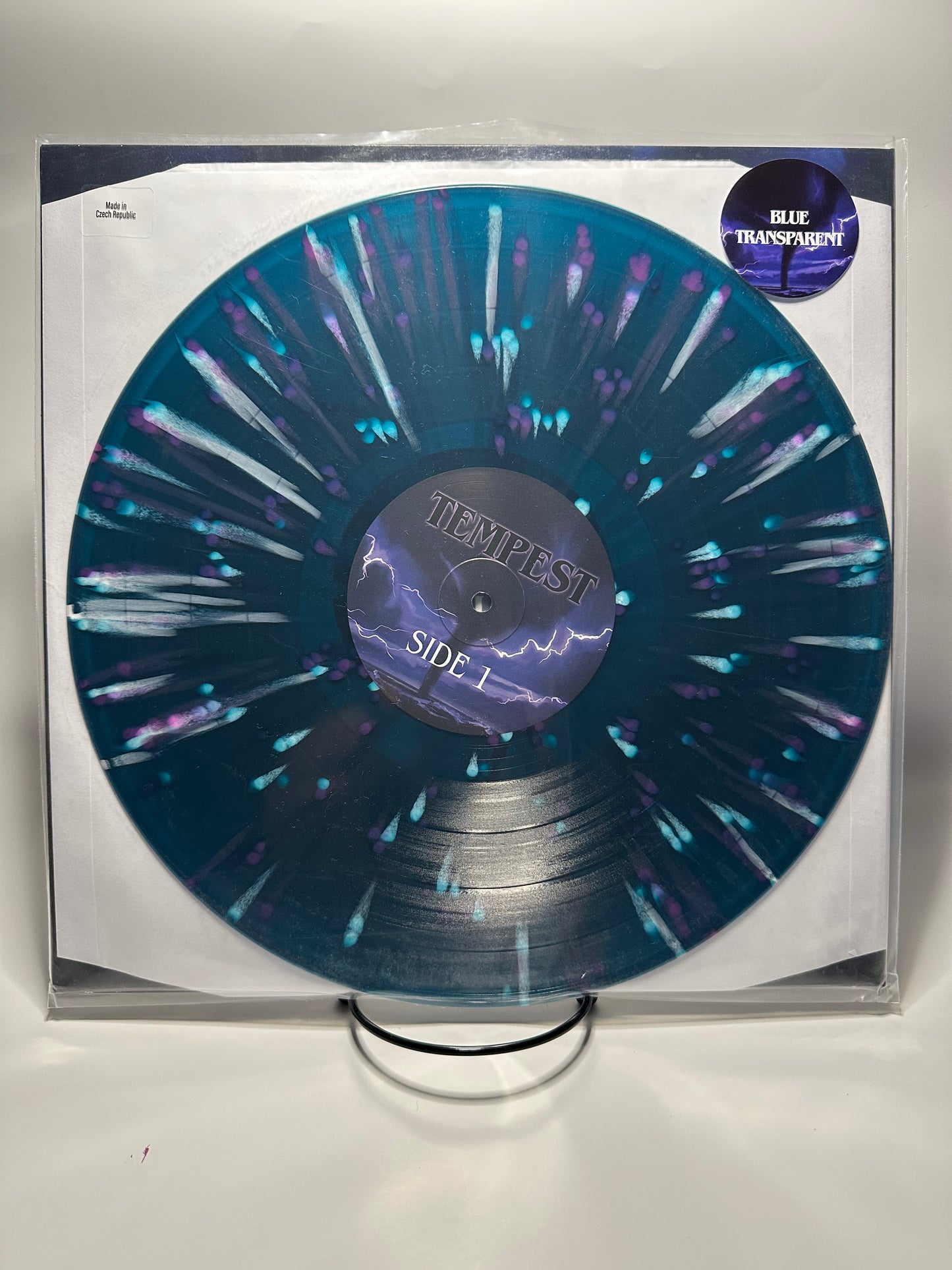 Driveways Tempest Vinyl LP Blue Splatter Transparent